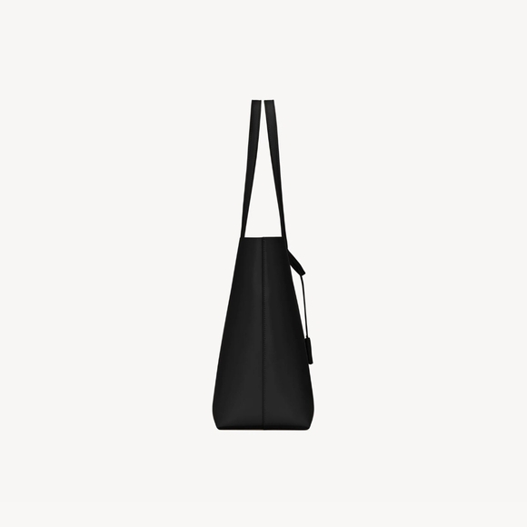 Saint Laurent Black Leather Tote Bag - Picture 4 of 5